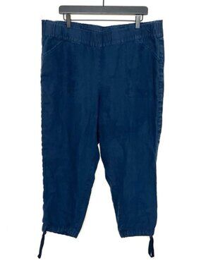 J. Jill Pure Jill Linen Crop Pants
